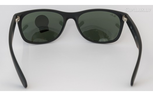 Ray-Ban New Wayfarer Classic Black Matte (RB2132 622 55mm) saules brilles